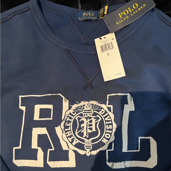 NEW Polo by Ralph Lauren Men's Athletic Division Sweater Size Large - Picture 6 of 9